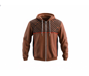 <b>Athletic</b> Full Zip Hoodie Performance Sportswear Winter Fashion Wear Men Women Youth Training Hooded Jacket Sportswear - Product Image 6