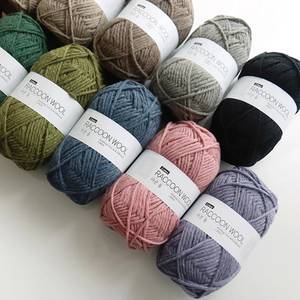 Linea Raccoon Wool Hand Knitting Yarn 95g Ball Crochet Yarn hilos para crochet <b>thick</b> yarn hilos de crochet - Product Image 4