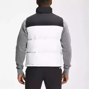 Veste d'hiver professionnelle en coton chaud sans manches, gilet matelassé léger en duvet, vente en gros, personnalisation OEM - Product Image 2