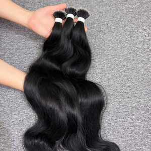 Extensiones de Cabello Hairarchy 100% Remy Indias con Punta Nano, Trama Individual, 30 Pulgadas, Negro Natural, Extensiones de Cabello Humano Premium en Todos los Colores - Product Image 5