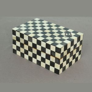 Eco-friendly jewelry <b>Storage</b> Boxes Set Black White Resin Pattern Minimalist Design <b>Stackable</b> Decorative Bins for Living Room - Product Image 4