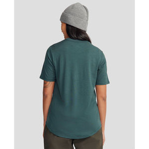 T-shirt décontracté d'été de haute qualité pour femmes, manches courtes, coupe ample et carrée, personnalisable, vente en gros, streetwear, OEM - Product Image 4