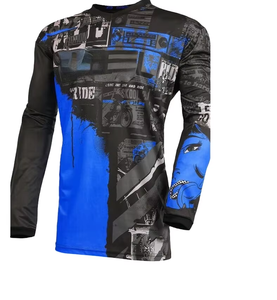 Jersey de Carreras Personalizable para Hombre, 100% Poliéster, Transpirable, Resistente al Viento, para Automovilismo, Motociclismo, Ropa de Carreras, Sublimado Personalizado - Product Image 1