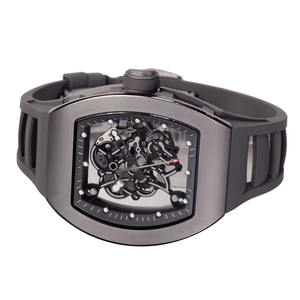 Reloj Mecánico Automático de Lujo y Elegante con Caja de Cerámica, Diseño de Esqueleto Visible, Reloj Deportivo Resistente al Agua - Product Image 5
