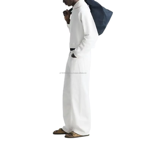 Haute qualité boxy crop 500 gsm fabricants de sweat à capuche french terry 400gsm Heavyweight blue blank crop hoodies - Product Image 2