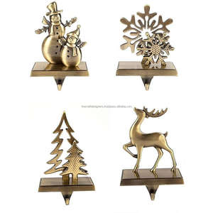 ตะขอแขวนถุงเท้าลายกวางเรนเดียร์4ดาวตุ๊กตาหิมะและต้นคริสต์มาสออกแบบได้ตามต้องการ - Product Image 2