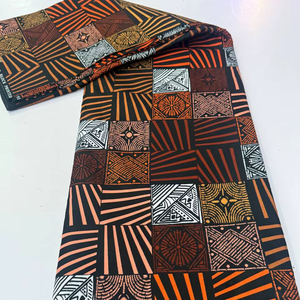 Estampado de cera Africana Accra y tela de algodón Ankara para prendas tradicionales Ropa de moda y accesorios únicos Alta - Product Image 1