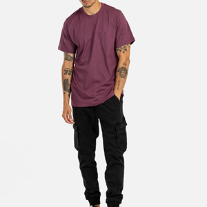 T-shirt Homme Slim Fit en Coton Épais à Manches Courtes avec Poche – Respirant et Séchage Rapide pour l'Été – Tissu Jersey – Fournisseur en Gros - Product Image 2