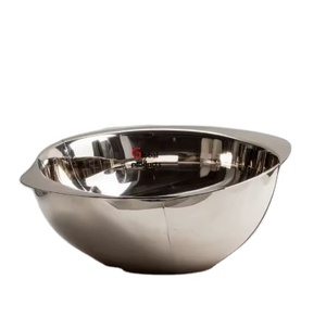simple shiny look metal stainless steel food serving bowl for hotel restaurant and <b>bar</b> - Product Image 1