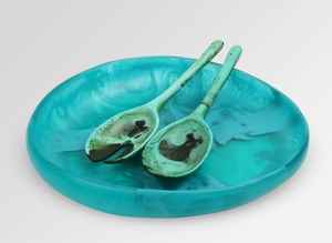 Plateau de service en résine de style contemporain pour le café, rehaussant l'accueil avec un design élégant et raffiné - Product Image 5