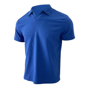Polo décontracté pour homme à manches courtes en mélange de coton respirant – Vêtements de tous les jours en gros - Product Image 6