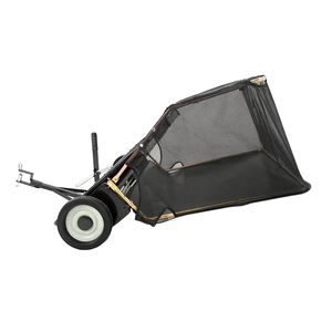 Spazzatrice per Prato Robusta da 44 Pollici con Sistema di Trazione, 25 Cu. Ft. Raccoglitore di foglie e erba di grande capacità, trainabile, per accessori e ricambi tosaerba da giardino - Product Image 4