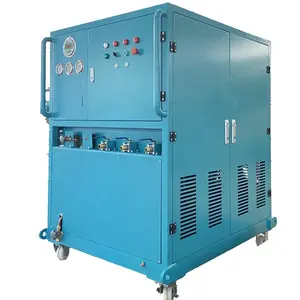 Soğutucu ISO tankı kurtarma şarj makinesi gaz kurtarma ünitesi R134a dolum ekipmanları freon kurtarma şarj istasyonu
