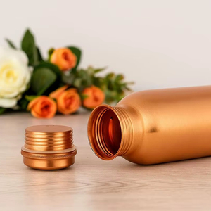 Bouteille d'eau en cuivre, bouteille de voyage pour le bureau, les trajets domicile-travail et l'hydratation quotidienne - Product Image 1