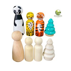 Natural Wood Mushroom Craft Pieces for DIY Painting Fairy Garden and Kids Decoration Supplies - Product Image 6