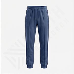 Manufacturer Heavyweight Jogger Stripe Loose Wide Leg Baggy Sweat Pants Flared Stacked Sweatpants <b>Men</b> <b>Winter</b> <b>Trousers</b> <b>Men</b> - Product Image 2
