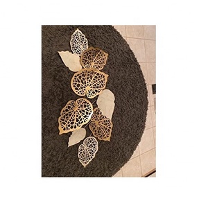 Eco Friendly High Quality Metal Leaf Shoe Peace Crafter <b>Large</b> Attractive Design Hanging Movable Metal Wall <b>Art</b> Decorative - Product Image 6