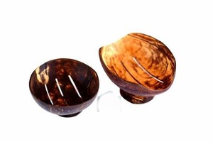 Handmade Polished <b>Coconut</b> <b>Shell</b> Bowls-Lightweight Biodegradable Eco-Friendly Non-Toxic Mediterranean Design Giveaways - Product Image 5