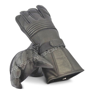 Gants de moto en cuir pour homme, courts, pour la course, compatibles écran tactile, pour motocross et cross-country - Product Image 4