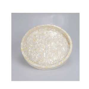 Elegant Handmade Resin & MOP Inlay Serving & <b>Storage</b> <b>Trays</b> For Weddings Ramadan Eid Festive Round Shape Modern Serving Platters - Product Image 6