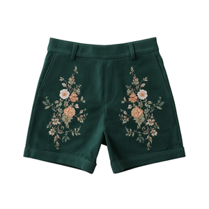 Pantalones Cortos de Moda Bordados de Lujo para Hombre, Prenda Inferior Informal Premium, OEM ODM - Product Image 3