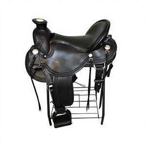 Silla de Montar Inglesa de Cuero Negro para Caballo, Fabricada por el Fabricante, Personalizada OEM, de Primera Calidad, con Armazón de Madera para Equitación - Product Image 4