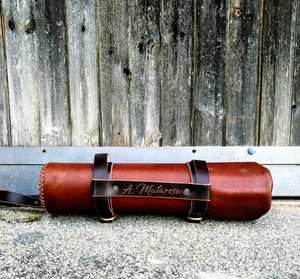 กระเป๋าใส่มีดเชฟหนังแท้แบบสั่งทำพิเศษ ทนทาน ดีไซน์ใหม่ OEM หนังแท้สำหรับใส่มีดทำครัว รุ่น LKR-0394 - Product Image 5