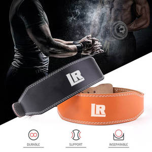 Cinturón de Cuero de Vaca de Alta Calidad para Gimnasio, con Logotipo Personalizado, Soporte Lumbar para Fitness y Culturismo, Cinturón de Levantamiento de Pesas de Largo Alcance - Product Image 1