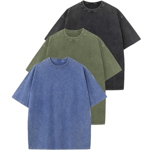 Camiseta 100% algodón personalizada con cuello redondo, camiseta de color sólido con cuello redondo, camiseta para hombre, camiseta de cuello redondo para hombre - Product Image 4