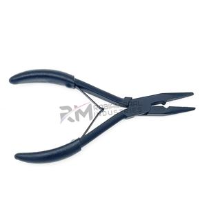 Pinza para Extensiones de Cabello RMI de Alta Calidad, Personalizada, con Punta de Plasma Negra y Empuñadura Negra - Product Image 3