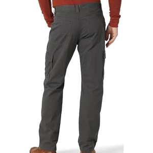 กางเกงคาร์โก้บุขนแกะสำหรับผู้ชายเพื่อความอบอุ่นในฤดูหนาว พร้อมกระเป๋าหลายช่อง กางเกงทำงานทรงหลวมสำหรับใส่กลางแจ้ง - Product Image 6