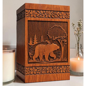 Custom Engraved Wooden Resin Urn Box: Pet/Human <b>Memorial</b> <b>Keepsake</b> urn <b>Memorial</b> <b>Keepsake</b> by AYAANS - Product Image 5
