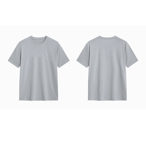 T-shirts unisexes décontractés à manches courtes col rond en mélange polyester/coton de haute qualité 120g absorbant la transpiration respirant impression numérique - Product Image 1