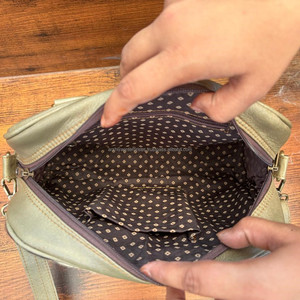 Bolso de mano multifuncional de piel de vaca a la moda, bolso de mano grande oculto, bolso de hombro de cuero genuino para mujer - Product Image 6