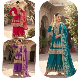 Proveedor de la colección de trajes Chion de alta calidad con bordados y dupatta de Surat, compras en línea en India - Product Image 5