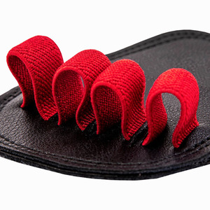 Custom Logo Weight Lifting Wrist Support Gym Fitness Palm Grips Anti Slip Workout Hand Grips Deadlift Training Pads Natural - Product Image 3
