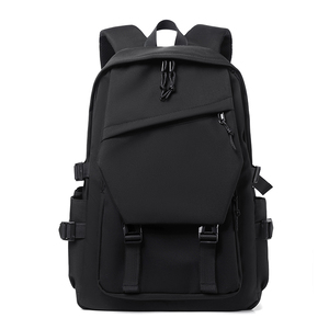 Couple Large Capacity Women Men School Bag Trendy <b>Backpack</b> <b>Black</b> <b>Waterproof</b> Dravelle Industry Wholesale Line 2026 - Product Image 1