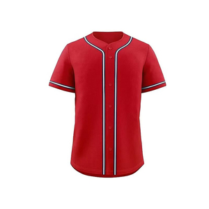 เสื้อเบสบอลแขนสั้นพิมพ์โลโก้ตามสั่ง คุณภาพระดับมืออาชีพ คุณภาพดีเยี่ยม สำหรับขายออนไลน์ - Product Image 4