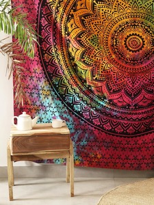 Popular Handicrafts Queen Mandala Hippie Tie Dye Psychedelic Ombre <b>Tapestry</b> <b>Wall</b> <b>Hanging</b> | Indian Bohemian Dorm Room Decor - Product Image 3