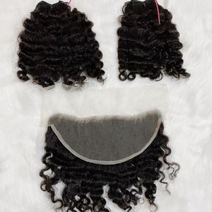 Cabello Humano Rizado Birmano HD Lace 13x4 13x6 100% Natural con Línea de Cabello Natural y Cierre de Encaje de Cabello Humano Crudo con Cutícula Alineada - Product Image 4