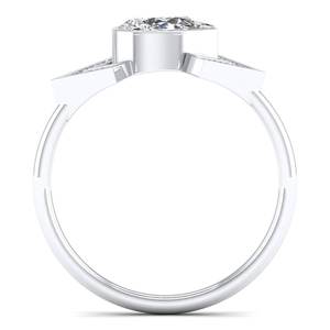 REYES – bagues de fiançailles en argent Sterling 925, coupe poire, 0.82 Carat, Moissanite, pour femmes, cadeau de mariage de luxe, bijoux fins, nouvel arrivage - Product Image 4