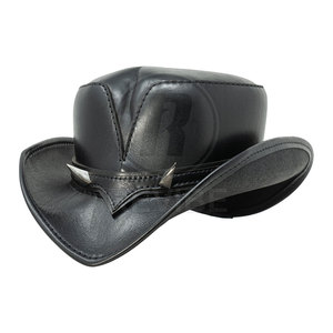 Outdoor Use High Quality Leather <b>Hats</b> For Best Selling Hot Arrival Leather <b>Hats</b> Customized Size Leather <b>Hats</b> - Product Image 2