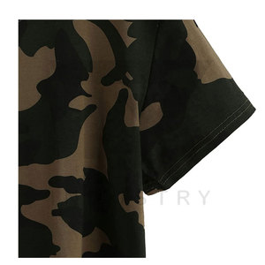 Tops Cortos de Camuflaje para Mujer, de Alta Moda, Fabricados en Fábrica, Ligeros, Transpirables, Estilo Casual, de Corte Corto - Product Image 3
