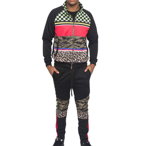 Ensemble de survêtement unisexe personnalisé avec logo pour homme, ensemble de jogging printemps, sweat-shirt et pantalon de survêtement à motif uni, ensemble deux pièces assorti pour homme - Product Image 1