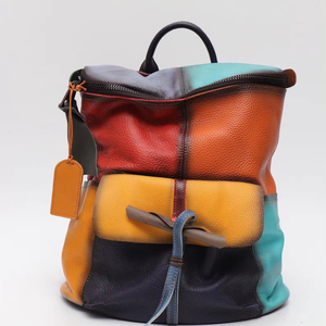 Mochila de Piel Auténtica para Portátil, Estilo Moderno para Uso Diario, de Alta Calidad, Sostenible y Suave, para Mujer - Product Image 4