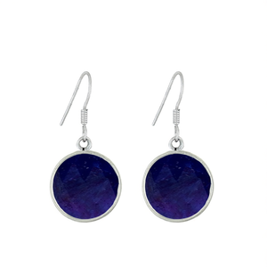 Glamorous Indian Mores 92.5 Sterling Silver Black Cubic Zirconia Round <b>Stud</b> <b>Earrings</b> for Women & <b>Girls</b> Rhodium Plated Sparkling - Product Image 2