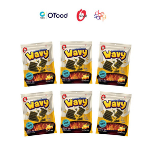 O'Food Wavy Grilled Seaweed Snack 8g – Chips de Algas Coreanas Tostadas, Sabores Tradicionales y de Queso, Snack Crujiente Listo para Comer - Product Image 5