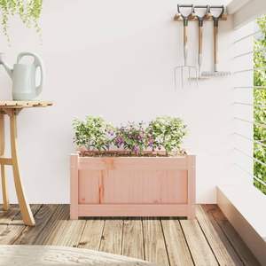 Maceta de Madera Maciza de Abeto Douglas de 23.6x12.2 Pulgadas, Macetas y Jardineras Naturales para Flores - Product Image 3