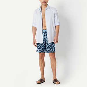 Durable Polyester Board Shorts For <b>Men</b> Shrink Resistant Quick Dry Material Classic Beach <b>Trunks</b> For Traditional Swimming Use - Product Image 6