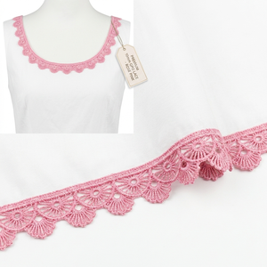 Encaje Guipur GPO Rosa Bebé de 15mm, Rollo de 20 Metros para Ropa Infantil, Diademas, Manualidades, Decoración, Personalizable, Venta al Por Mayor - Product Image 3